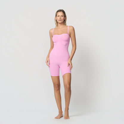 Seamless shaping body with lift and support