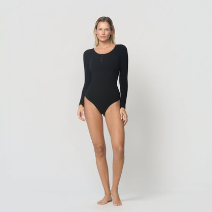 Shaping body with long sleeves