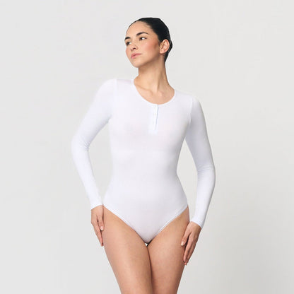Shaping body with long sleeves