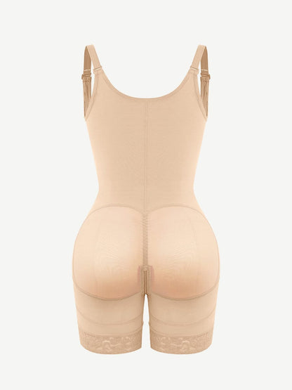 Shaping body with lace trim