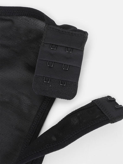 Shaping body with zipper