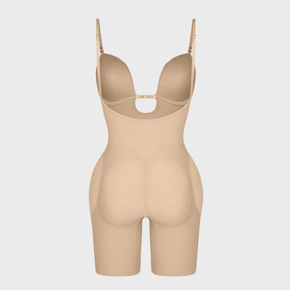 Shaping body with removable padding