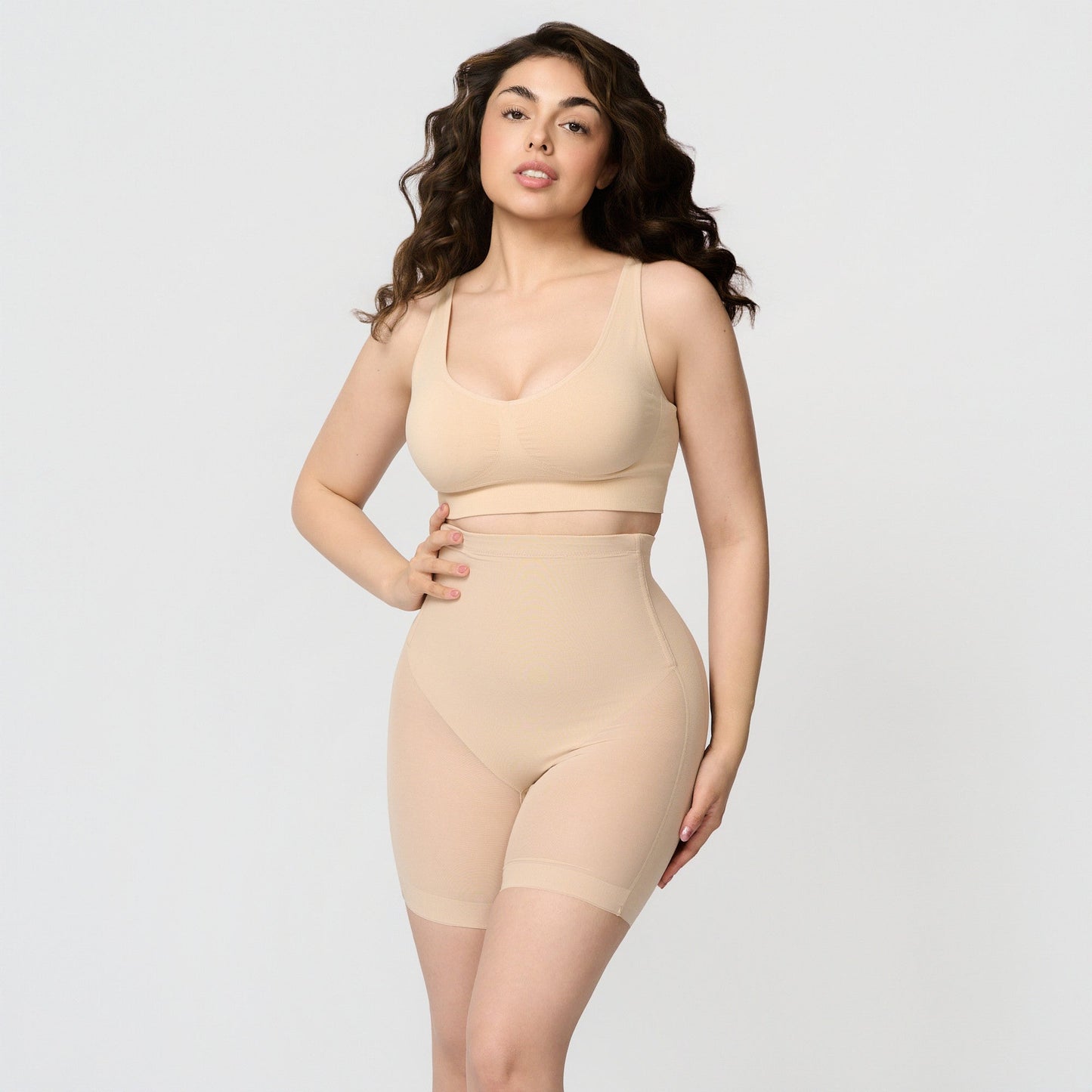 Shaping shorts with high waist