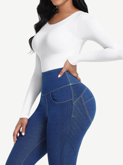 Seamless shaping body