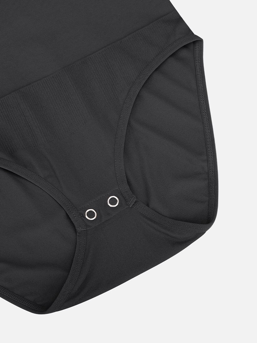 Seamless shaping body with short sleeves