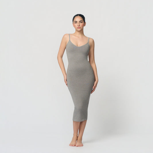 Seamless shaping dress with spaghetti straps