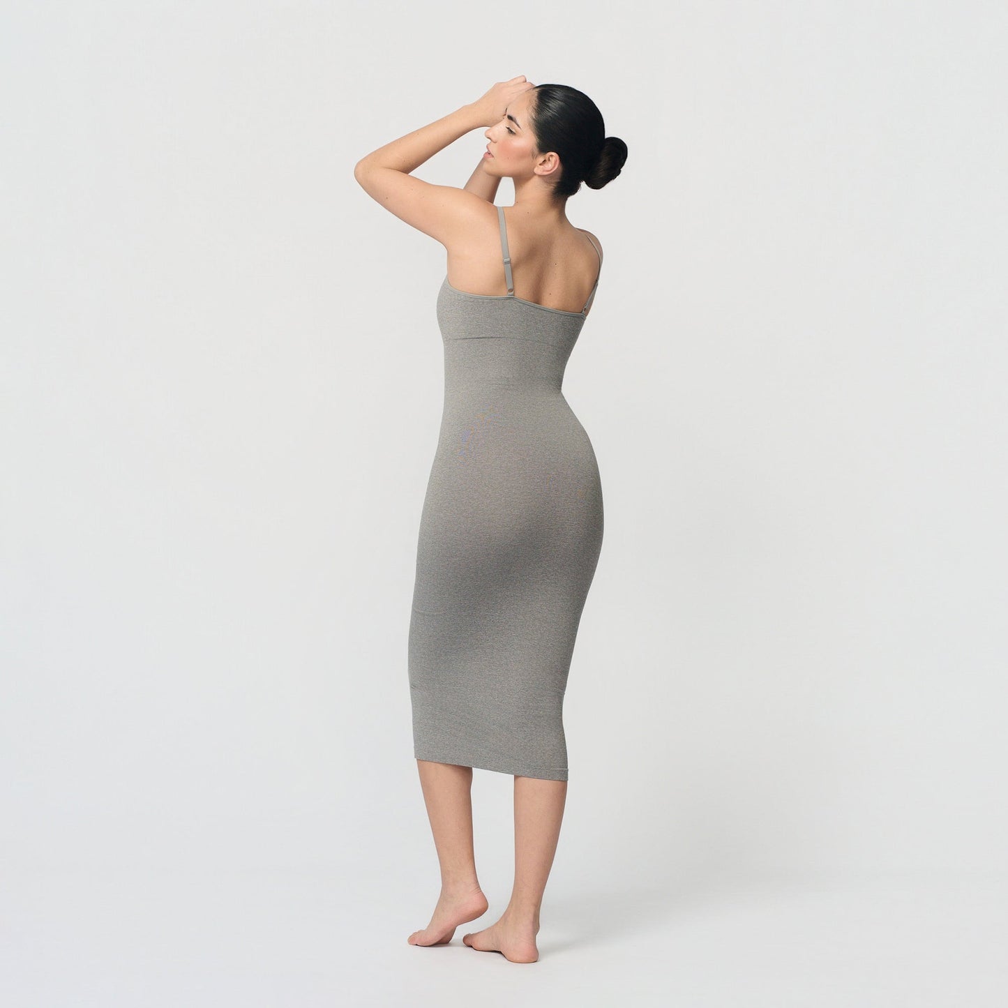 Seamless shaping dress with spaghetti straps