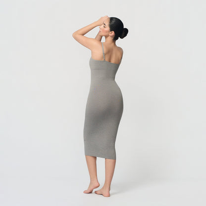 Seamless shaping dress with spaghetti straps