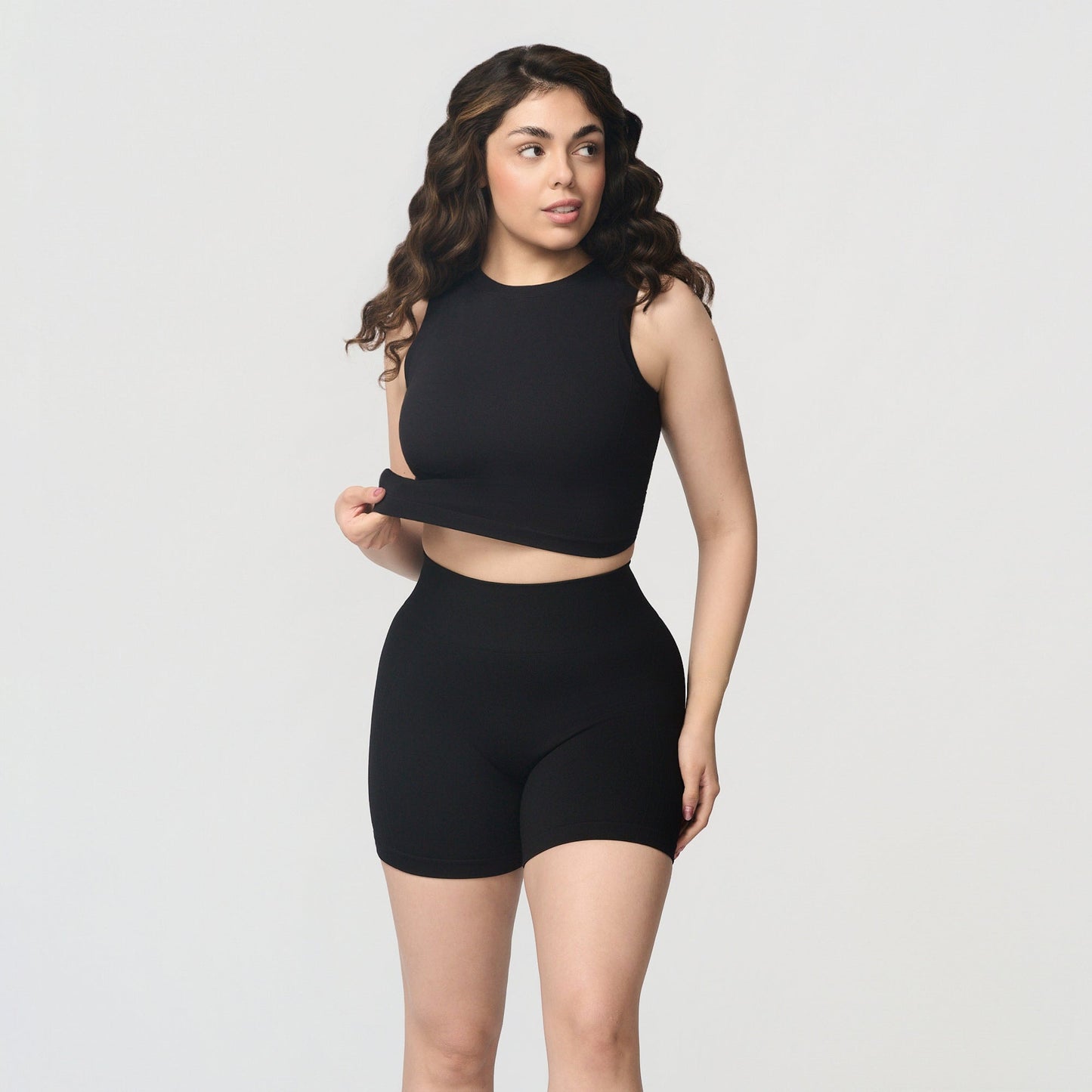 Seamless yoga shorts